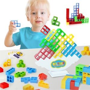 Tetra Tower Balance Stacking Blocks Game 48 pcs Kids Christmas Gifts